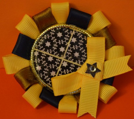 Ref.B0012 - Brooch Yellow Stars (Universe Serie)